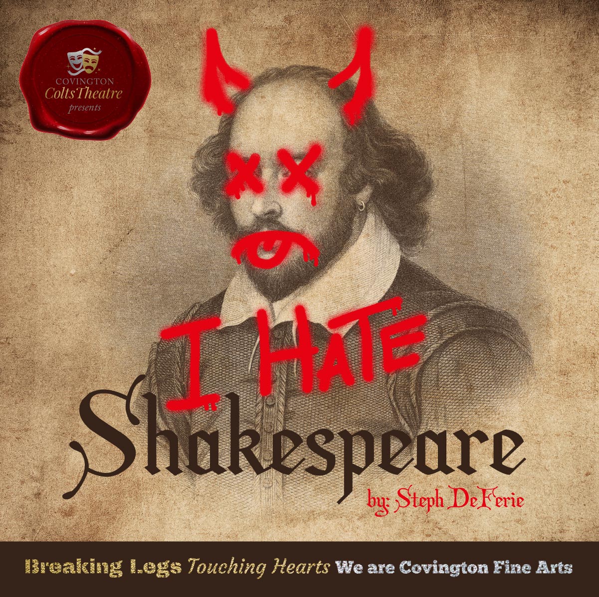 I Hate Shakespeare – Covington Colts Theatre